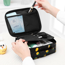 Load image into Gallery viewer, Large Capacity Portable Lady Waterproof Padded Travel Cosmetic Bag Beautician Storage Bags Women Makeup Bag