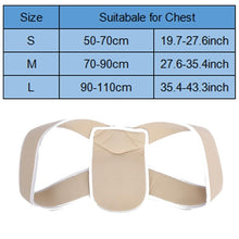 Load image into Gallery viewer, Adjustable Upper Back Shoulder Support Posture Corrector Adult Children Corset Spine Brace Back Belt, Adult-S, Adult-M, Adult-L