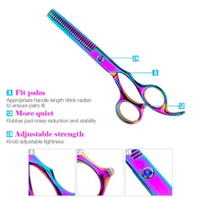 Load image into Gallery viewer, Professional Hair Cutting Scissor Hairdressing Kit Thinning Scissors Barber