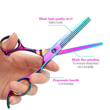Load image into Gallery viewer, Professional Hair Cutting Scissor Hairdressing Kit Thinning Scissors Barber