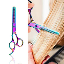 Load image into Gallery viewer, Professional Hair Cutting Scissor Hairdressing Kit Thinning Scissors Barber