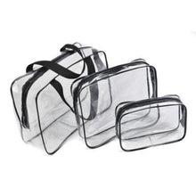 Load image into Gallery viewer, Transparent PVC Bags Travel Organizer Clear Makeup Bag Pouch Wash Bags