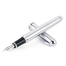 Load image into Gallery viewer, X750 Stationery Stainless Steel Fountain Pen Medium Nib Ink Pens School Oiifice Gift, 0.5mm, 1.1mm