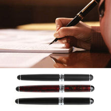 Load image into Gallery viewer, X750 Stationery Stainless Steel Fountain Pen Medium Nib Ink Pens School Oiifice Gift, 0.5mm, 1.1mm