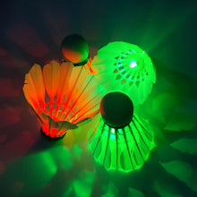 Load image into Gallery viewer, 4 in 1 LED Goose Feather Material LED Light Durable Badminton