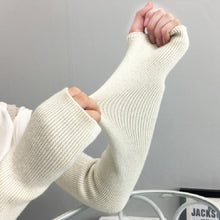 Load image into Gallery viewer, Autumn and Winter Long Thick Warm Cashmere Sleeves Fingerless Fake Sleeves