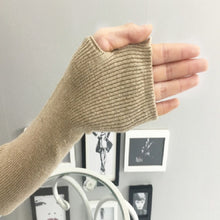 Load image into Gallery viewer, Autumn and Winter Long Thick Warm Cashmere Sleeves Fingerless Fake Sleeves