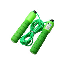 Load image into Gallery viewer, Jump Ropes with Counter Sports Fitness Adjustable Fast Speed Counting Jump Skip Rope Skipping Wire