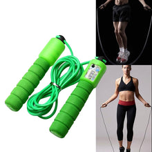 Load image into Gallery viewer, Jump Ropes with Counter Sports Fitness Adjustable Fast Speed Counting Jump Skip Rope Skipping Wire