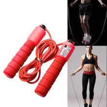 Load image into Gallery viewer, Jump Ropes with Counter Sports Fitness Adjustable Fast Speed Counting Jump Skip Rope Skipping Wire