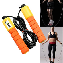 Load image into Gallery viewer, Jump Ropes with Counter Sports Fitness Adjustable Fast Speed Counting Jump Skip Rope Skipping Wire