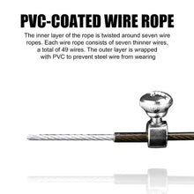 Load image into Gallery viewer, Steel Wire Skipping Skip Adjustable Fitness Jump Rope，Length: 3m