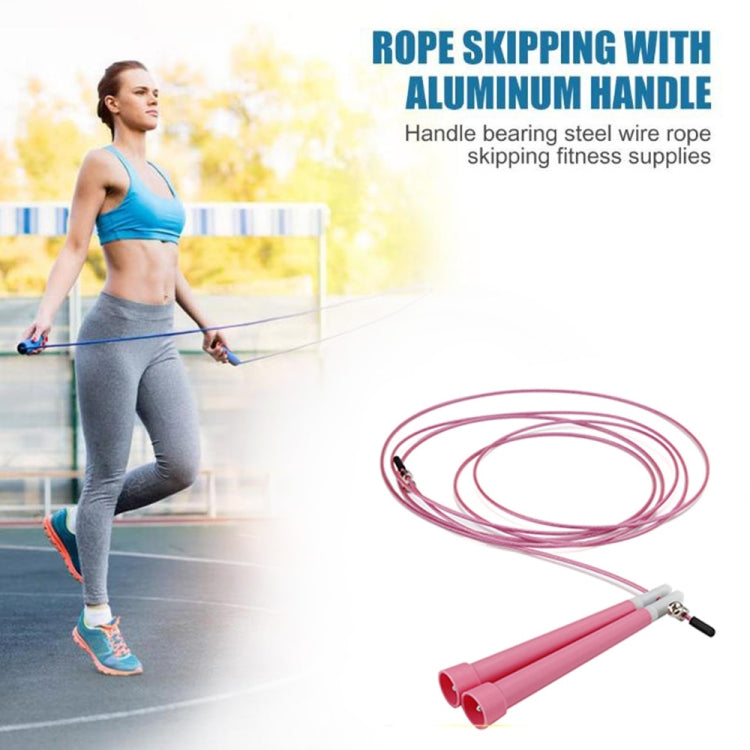 Steel Wire Skipping Skip Adjustable Fitness Jump Rope，Length: 3m