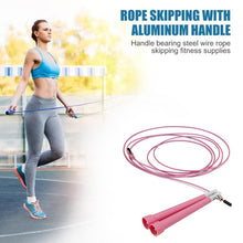 Load image into Gallery viewer, Steel Wire Skipping Skip Adjustable Fitness Jump Rope，Length: 3m