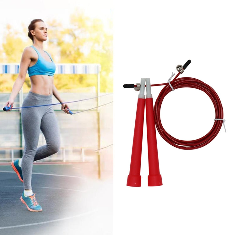 Steel Wire Skipping Skip Adjustable Fitness Jump Rope，Length: 3m