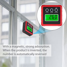 Load image into Gallery viewer, 3 Button Mini Precision Magnetic Digital Tilt Box / Tilt Meter / Inclinometer