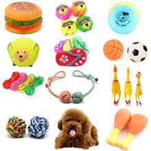 Load image into Gallery viewer, Rubber Squeak Toy for Dog Screaming Chicken Chew Bone Squeaky Ball Dog Toys Tooth Grinding, Random Color Delivery