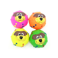 Load image into Gallery viewer, Rubber Squeak Toy for Dog Screaming Chicken Chew Bone Squeaky Ball Dog Toys Tooth Grinding, Random Color Delivery