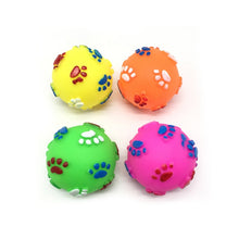 Load image into Gallery viewer, Rubber Squeak Toy for Dog Screaming Chicken Chew Bone Squeaky Ball Dog Toys Tooth Grinding, Random Color Delivery