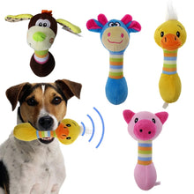 Load image into Gallery viewer, Cute Pet Dog Toys Chew Squeaker Animals Pet Toys Plush Puppy Honking Squirrel For Dogs Cat Chew Squeak Toy Dog Goods