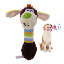 Load image into Gallery viewer, Cute Pet Dog Toys Chew Squeaker Animals Pet Toys Plush Puppy Honking Squirrel For Dogs Cat Chew Squeak Toy Dog Goods