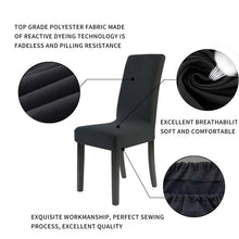 Load image into Gallery viewer, Modern Plain Color Chair Cover Spandex Stretch Elastic Wedding Banquet Chair Covers Dining Seat Cover Pastoral Hotel Cover, Universal Size