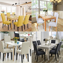 Load image into Gallery viewer, Modern Plain Color Chair Cover Spandex Stretch Elastic Wedding Banquet Chair Covers Dining Seat Cover Pastoral Hotel Cover, Universal Size