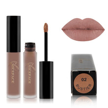 Load image into Gallery viewer, Lip Gloss Nude Matte Liquid Lipstick Waterproof  Long Lasting Moisturizing Lip Makeup Cosmetics, 01, 02, 03, 04, 05, 06, 07, 08, 09, 10, 11, 12, 13, 14, 15, 16, 17, 19, 20, 21, 22, 23, 24