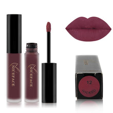 Load image into Gallery viewer, Lip Gloss Nude Matte Liquid Lipstick Waterproof  Long Lasting Moisturizing Lip Makeup Cosmetics, 01, 02, 03, 04, 05, 06, 07, 08, 09, 10, 11, 12, 13, 14, 15, 16, 17, 19, 20, 21, 22, 23, 24