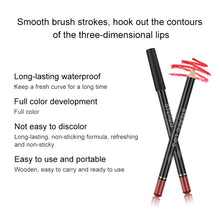 Load image into Gallery viewer, Sexy Matte Lip Stick Lipliner Lip Liner Pencil Matt Nude Lipsliner Pen Set Beauty Makeup Tool Cosmetic