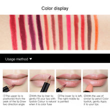 Load image into Gallery viewer, Sexy Matte Lip Stick Lipliner Lip Liner Pencil Matt Nude Lipsliner Pen Set Beauty Makeup Tool Cosmetic