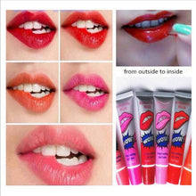 Load image into Gallery viewer, 2 PCS Easy Peel Off  Long Lasting Lip Gloss Waterproof Matte  Lipstick Women Cosmetic, watermelon red, Lovely peach, Sexy red, Rose Pink, Cherry red, Sweet orange