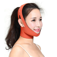 Load image into Gallery viewer, Female Facial Care Lifting Firming Bandage, Orange, Purple