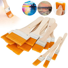 Load image into Gallery viewer, 10 PCS Nylon Hair Painting Brush Oil Watercolor Water Powder Paint Brushe