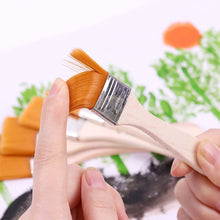 Load image into Gallery viewer, 10 PCS Nylon Hair Painting Brush Oil Watercolor Water Powder Paint Brushe