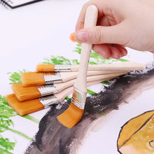 Load image into Gallery viewer, 10 PCS Nylon Hair Painting Brush Oil Watercolor Water Powder Paint Brushe