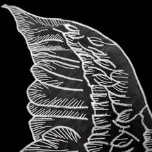 Load image into Gallery viewer, 1 Pair Organza Wings Shape Embroidery DIY Clothing Accessories, Red, Black, Gold, White