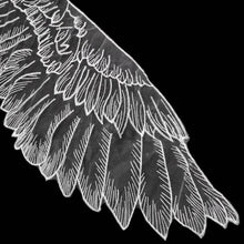 Load image into Gallery viewer, 1 Pair Organza Wings Shape Embroidery DIY Clothing Accessories, Red, Black, Gold, White