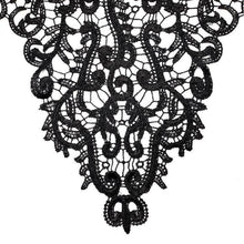 Load image into Gallery viewer, Embroidered Lace Collar Flower Three-dimensional Hollow Fake Collar DIY Clothing Accessories, Blue, Black, Purple Pink, Light Brown, White
