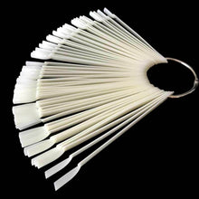 Load image into Gallery viewer, 3 Set Fan-shaped Nail Mold Swatch Nail Polish Color Card Nail Art Display Board
