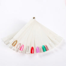 Load image into Gallery viewer, 3 Set Fan-shaped Nail Mold Swatch Nail Polish Color Card Nail Art Display Board