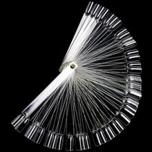 Load image into Gallery viewer, 3 Set Fan-shaped Nail Mold Swatch Nail Polish Color Card Nail Art Display Board