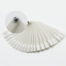 Load image into Gallery viewer, 3 Set Fan-shaped Nail Mold Swatch Nail Polish Color Card Nail Art Display Board