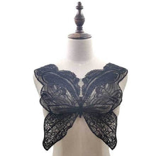Load image into Gallery viewer, Butterfly Shape Embroidery Corsage Lace Collar DIY Clothing Accessories, Size: About 42 x 38cm
