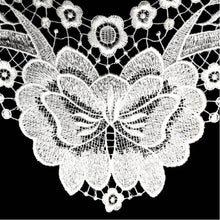 Load image into Gallery viewer, Lace Butterfly Flower Embroidery Collar Flower Three-dimensional Hollow Fake Collar DIY Clothing Accessories, Size: 36 x 30cm, Red Wine, Green, Blue, Sky Blue, Purple, Gray, Beige, Black, Purple Pink, Gold, Gold Brown, Gold Line, Navy, Rose Red, Brown ...
