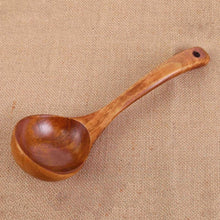 Load image into Gallery viewer, Long-handled Wooden Spoon, Long-handled Spoon