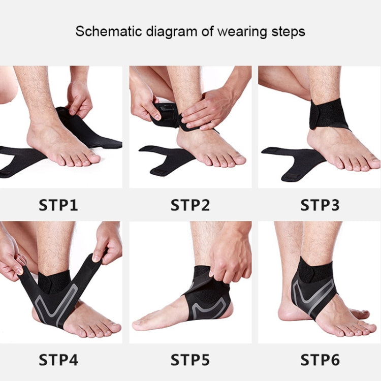 Sport Ankle Support Elastic High Protect Sports Ankle Equipment Safety Running Basketball Ankle Brace Support, S, M, L, XL