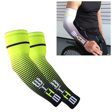 Load image into Gallery viewer, 1 Pair Cool Men Cycling Running Bicycle UV Sun Protection Cuff Cover Protective Arm Sleeve Bike Sport Arm Warmers Sleeves