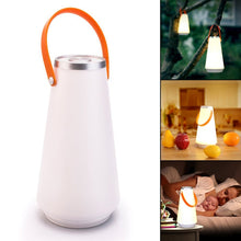 Load image into Gallery viewer, Portable Touch Switch Rechargeable LED Table Lamp Outdoor Camping Emergency Night Light with Handle