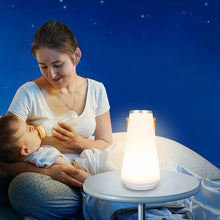 Load image into Gallery viewer, Portable Touch Switch Rechargeable LED Table Lamp Outdoor Camping Emergency Night Light with Handle